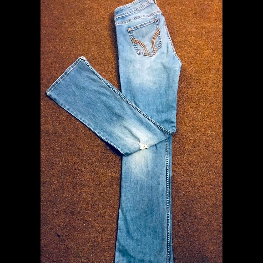 Hollister low rise boot cut jeans
